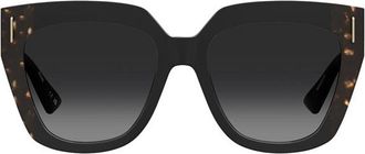Moschino MOS207/S WR7/9O Womens Sunglasses Black Size 55