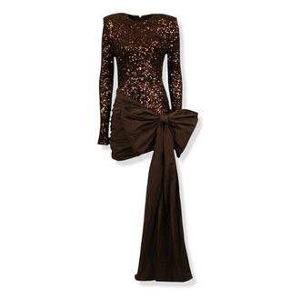 Rotate Rotate Birger Christensen, Donna, Abiti, Marrone, M, new