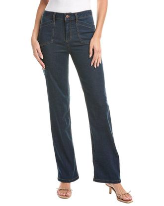 Jones New York Porkchop Pocket Straight Ankle Pant