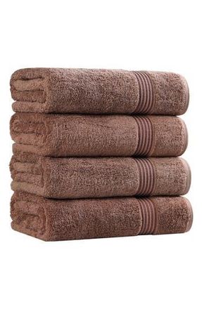 Superior 4-Pack Bath Towel Set in Mocha at Nordstrom Rack