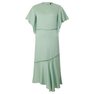 Fabiana Filippi Midi Dresses, female, Green, Size: XS Midi dress in satin