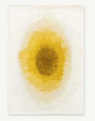 Novatrend Alfombra moderna tejida plana Amarillo 240x340 cm