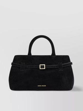 Manu Atelier 35 structured top handle tote bag