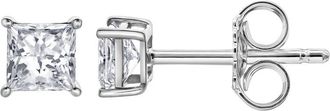 Grown Brilliance 14KT White Gold 0.70 Carat Lab Grown Diamond Stud Earrings for Women