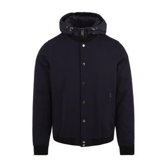 Moorer Down Jackets, male, Blue, Size: L Callum-Tz Jacket