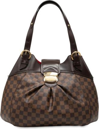 Louis Vuitton Pre-owned Leren Schoudertas - Dames - Vintage Schoudertas - Bruin - ONE Size - Leer - Vintage