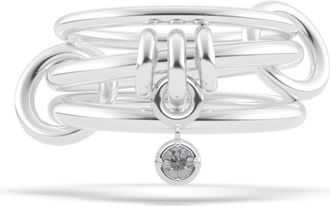 Spinelli Kilcollin Pira Sterling Silver Link Ring at Nordstrom, Size 9.5