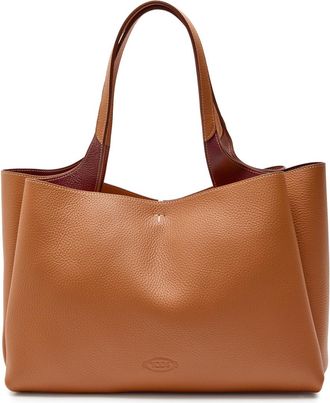 Tod's Florida Medium Leather Tote bag - Tan - One Size