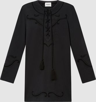Isabel Marant Robe Elka Faded Black