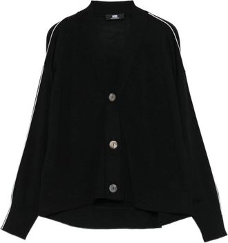 Alpha Studio Mujer, Jerseys, Negro, Talla: M