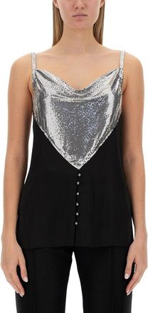 Paco Rabanne Top With Inserts