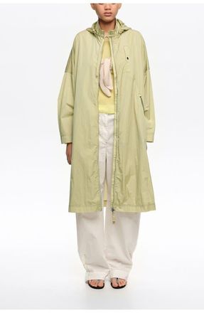 Bimba & Lola Long Light Fluid Trench in Light Green at Nordstrom, Size Medium Eu