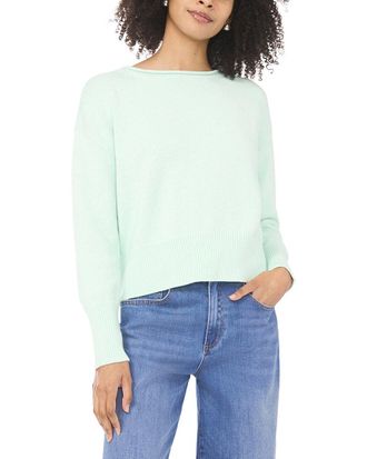 Vince Camuto Rollneck Lightweight Cotton Pullover