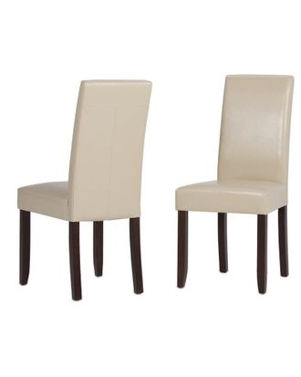 Simpli Home Set Of 2 Acadian Parson Dining Chairs
