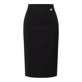 Max Mara Pencil Skirts, female, Black, Size: S Slim Pencil Skirt