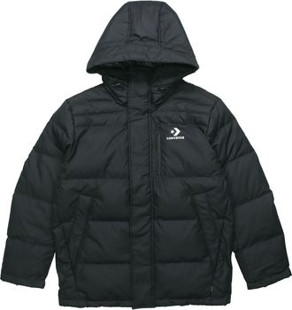 Converse Mens Converse Outdoor With Down Feather Jacket Black 10019321-A02