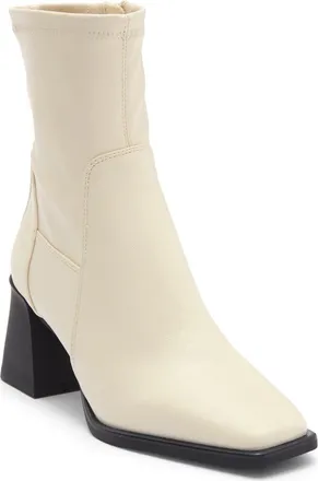 Steve Madden Vallie Square Toe Bootie in Bone at Nordstrom Rack, Size 9.5