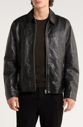 Rag & Bone Melrose Leather Jacket in Black at Nordstrom, Size Medium