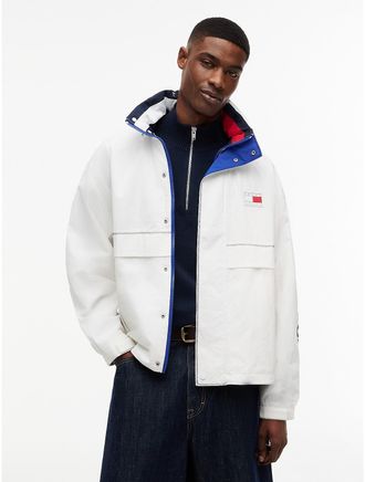 Tommy Hilfiger Mens Tommy Jeans Relaxed Sailing Jacket - Ecru - L