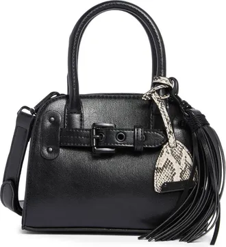 Steve Madden Phoenix Satchel Bag in Black at Nordstrom Rack