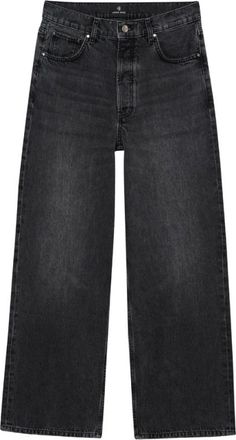 Anine Bing Dames, Jeans, Grijs, Maat: W32 Katoen