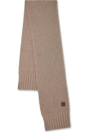 Mulberry Chunky Ribbed Scarf in Oat at Nordstrom