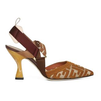 Fendi Pumps, female, Brown, 4 UK, Colibr&igrave; Slingbacks
