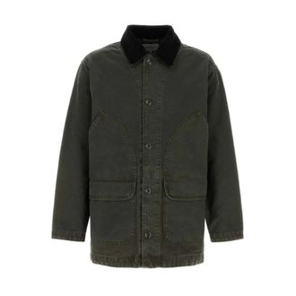 Carhartt Work in Progress Carhartt Wip, Light Jackets, male, Green, Size: XL Prescott Coat