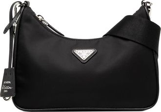 Prada Pre-owned Prada Saffiano Trimmed Re Nylon Re Edition 2005 Satchel Ladies IX6FOT7CC3FRUF90