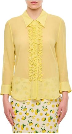 Stella McCartney Mujer, Blusas y Camisas, Amarillo, Talla: M