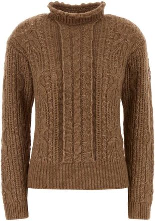 Moncler Brown Knitted Turtle Neck Sweater