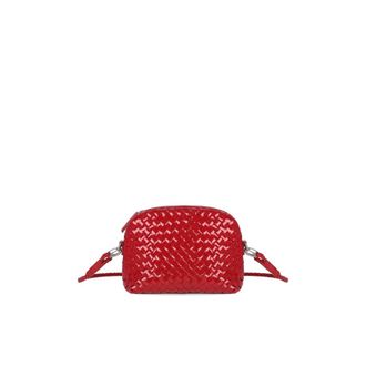 Dragon Diffusion Cross Body Bags, female, Red, ONE SIZE, Red Woven Square Crossbody Bag