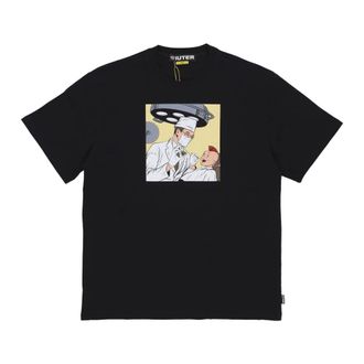 Iuter Black Short Sleeve Crew Neck T-shirt