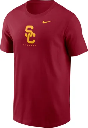 Nike USC Courtside Nike Mens Dri-FIT College T-Shirt in Red | 02ET69WSCJ-L7G