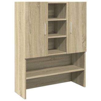 vidaXL Armario De Lavadora Roble Sonoma 70,5x24x90 Cm Vidaxl