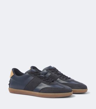 Tod's Tabs leather and suede sneakers