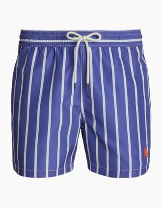 Polo Ralph Lauren Mens Polo Ralph Lauren Wide Stripe Swim Shorts 002 Blue - Size: 33/32/32