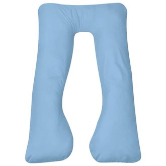 vidaXL Almohada De Embarazo Azul Claro 90x145 Cm Vidaxl