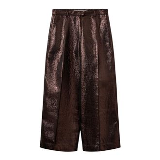 Sofie Schnoor Pantalones anchos - Trousers - Mujer - Marr&oacute;n - XL