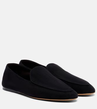 The Row Awar suede loafers