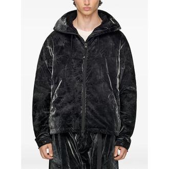 Yohji Yamamoto Marble-print Windbreaker