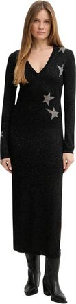 Zadig&Voltaire Stellly Jurk - Dames - Kleedjes - Zwart - XS - Wol - Kleedjes