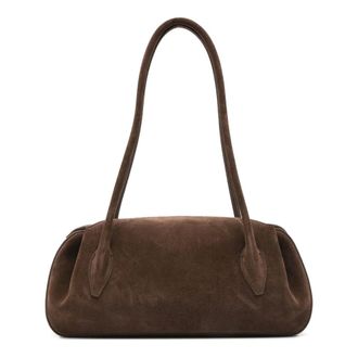Yuzefi Shoulder Bags, female, Brown, Size: ONE SIZE Oyster Shoulder Bag