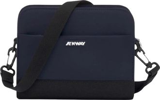 K-Way Nylon Ripstop Pouch - Dames - Schoudertassen - Blauw - ONE Size - Nylon - Tassen