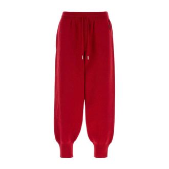Ami Utr929Kn0192 Wollen joggingbroek - Heren - Broeken - Rood - Maat: M Wol