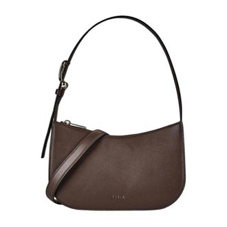 Furla Sara S Schoudertas - Dames - Tassen - Bruin - Maat: ONE Size Leer