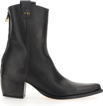 N°21 Leather Boot-Donna