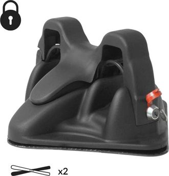 Far portasci ski magnetico tetto auto 2 paia sci 4 bastoni sistema antifurto 040dc