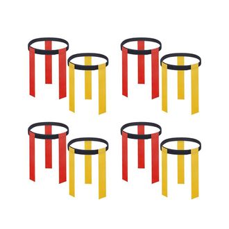 OEM Se Trata De Un Conjunto De Cuatro Piezas De Cinturones De Entrenamiento Para Partidos De F&uacute;tbol Con Cintur&oacute;n Ajustable, Adecuado Para Banderas De Rugb