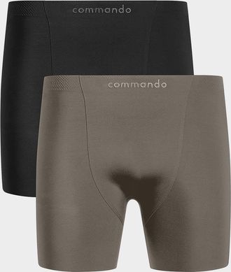 Commando Men & apos;s Ultimate Bonded 2-Pack Micro-Tech Boxer Briefs